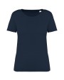 T-shirts NATIVE SPIRIT Ecologisch verwassen dames T-shirt voor bedrukking &amp; borduring