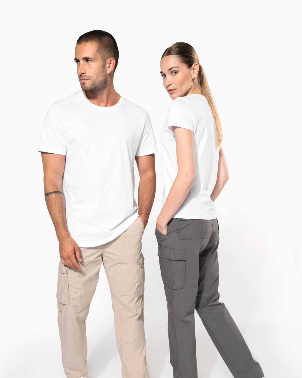 KARIBAN Leichte Damenhose mit mehreren Taschen Hosen personalisierbar