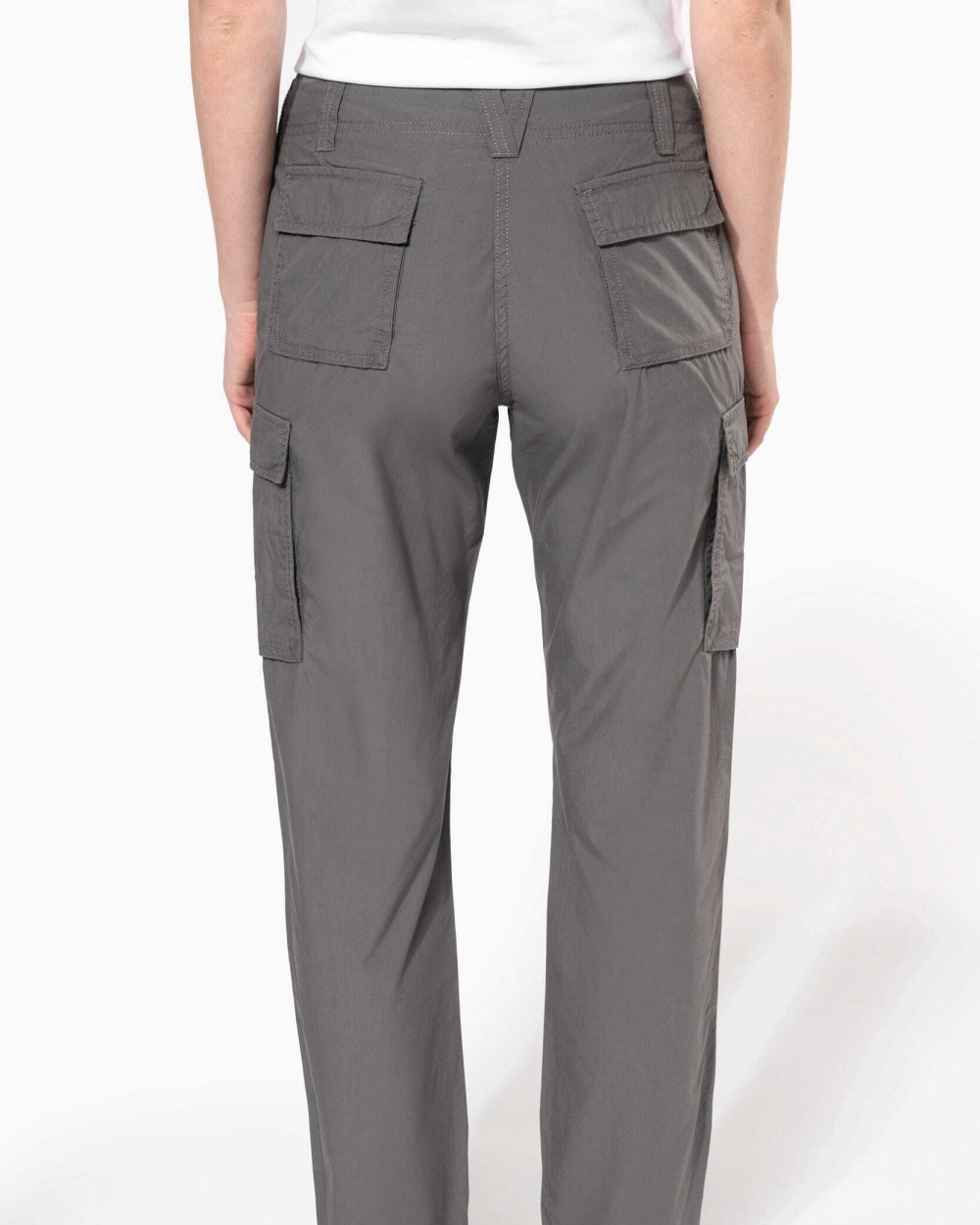 KARIBAN Leichte Damenhose mit mehreren Taschen Hosen personalisierbar