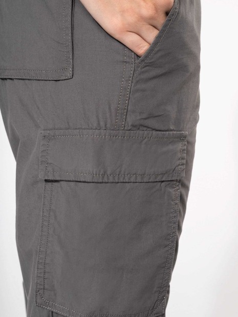 Pantalons à personnaliser KARIBAN Pantalon léger multipoches femme 