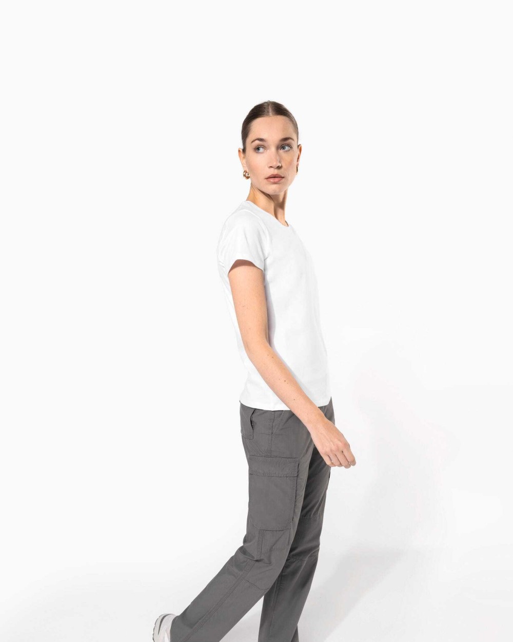 KARIBAN Leichte Damenhose mit mehreren Taschen Hosen personalisierbar