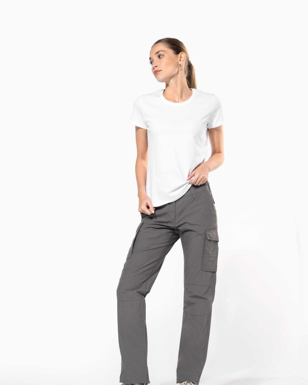 Pantalons personnalisable KARIBAN Pantalon léger multipoches femme