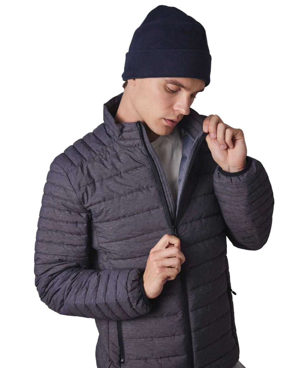 Bonnets personnalisable K-UP Bonnet recyclé micropolaire avec revers