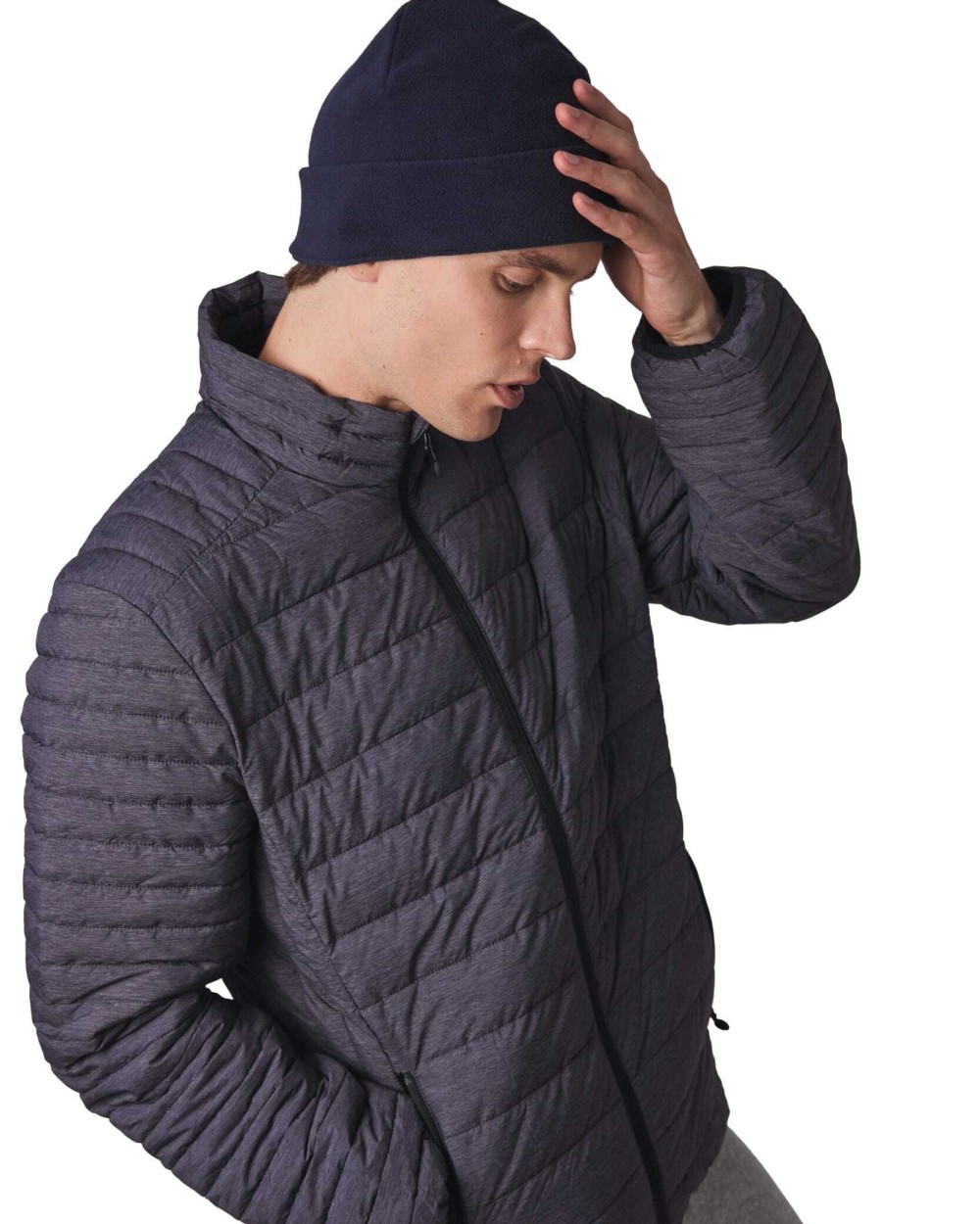 Bonnets personnalisable K-UP Bonnet recyclé micropolaire avec revers