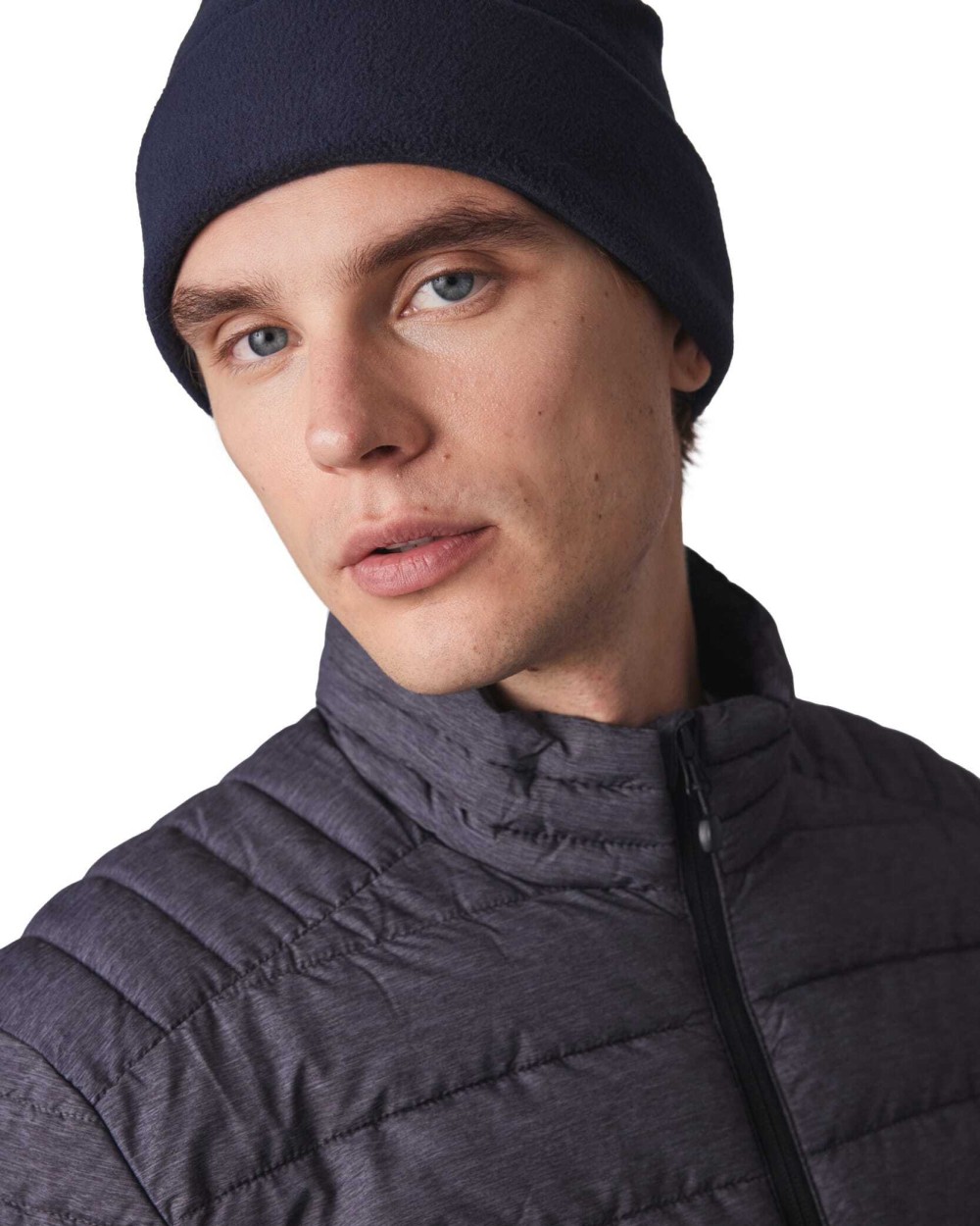 Bonnets personnalisable K-UP Bonnet recyclé micropolaire avec revers