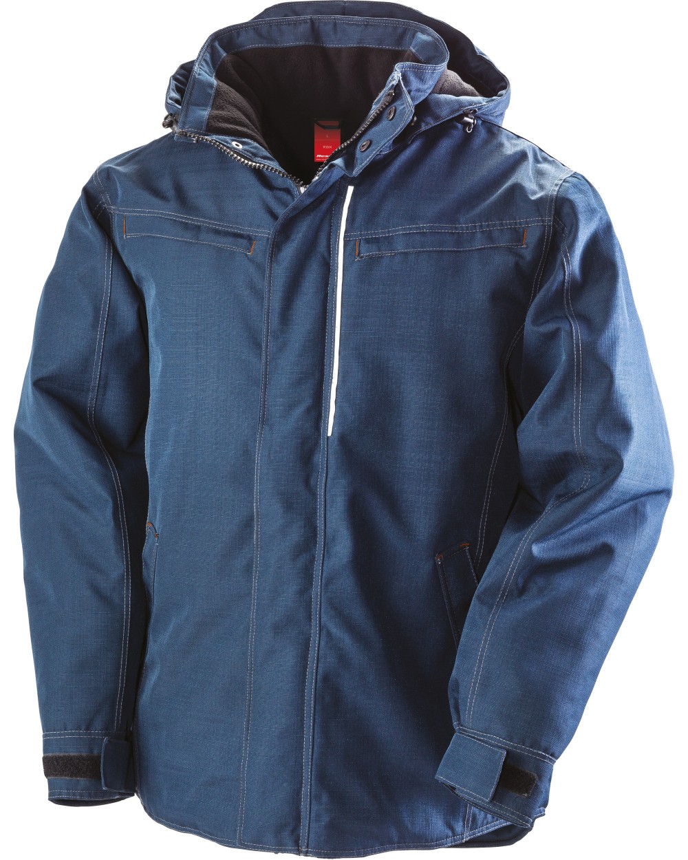 RESULT Robuster Parka Denim-Optik Jacken personalisierbar