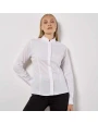 Chemises personnalisable KUSTOM KIT Chemise cintrée à col Mao à manches longues Femme