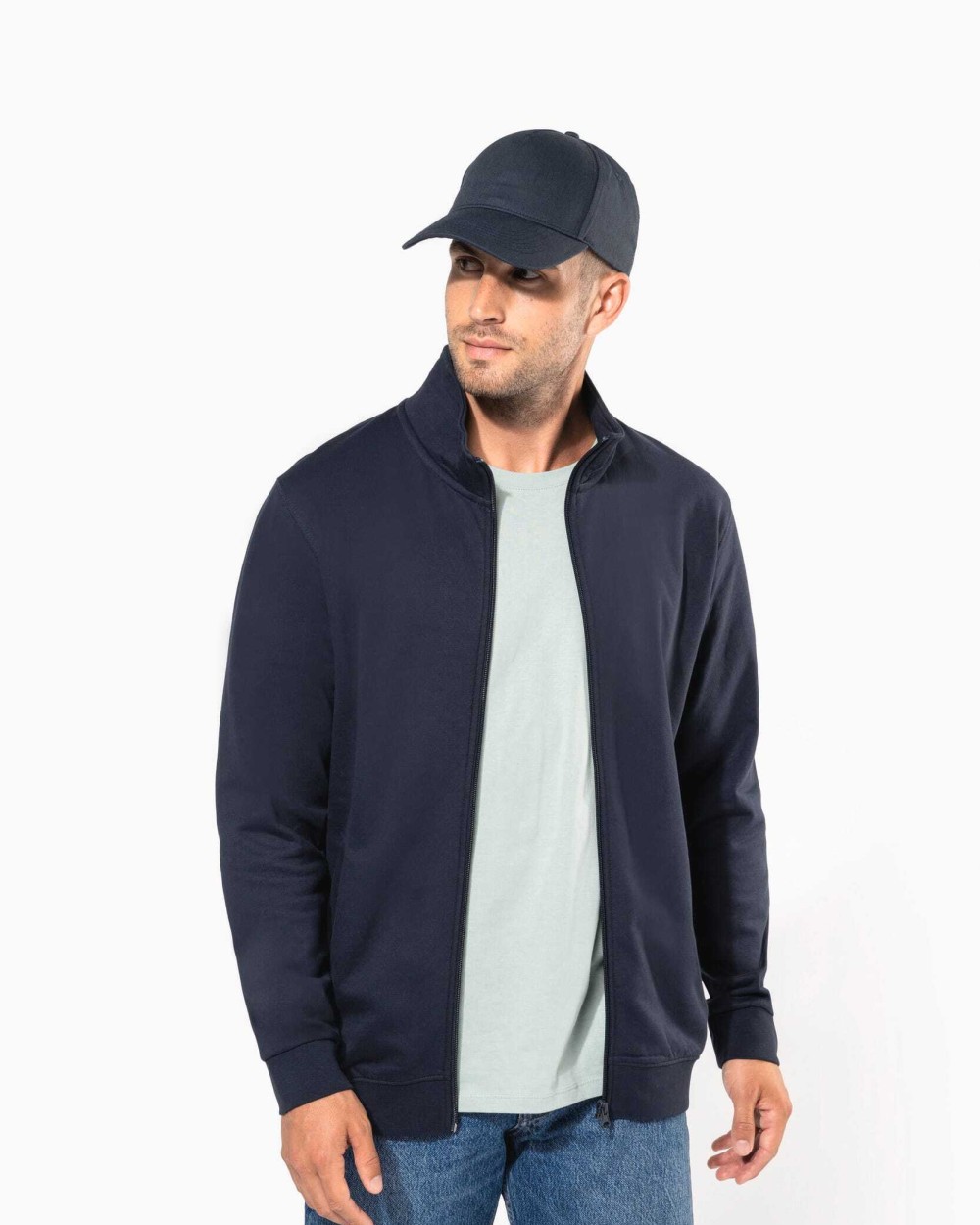 KARIBAN Sweatjacke mit Reißverschluss Sweatshirts personalisierbar