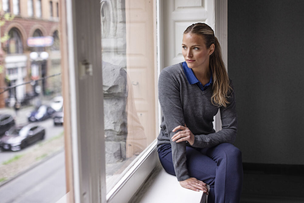 Pantalons personnalisable CUTTER & BUCK Vernon V Neck ladies