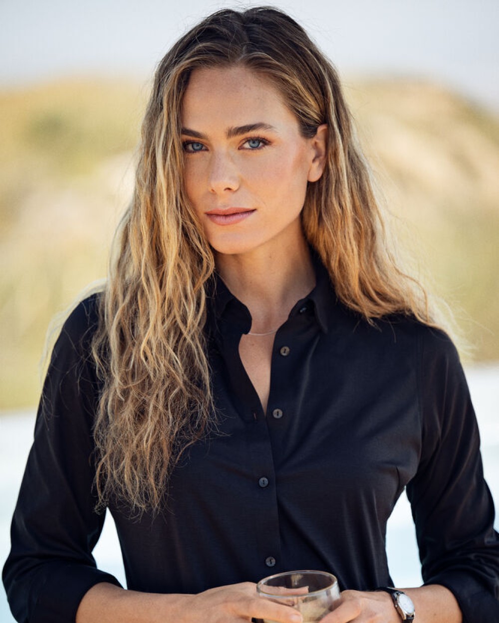 Chemises personnalisable J. HARVEST & FROST IB132 Interlock Knit Chemise Contemporare Fit Femmes