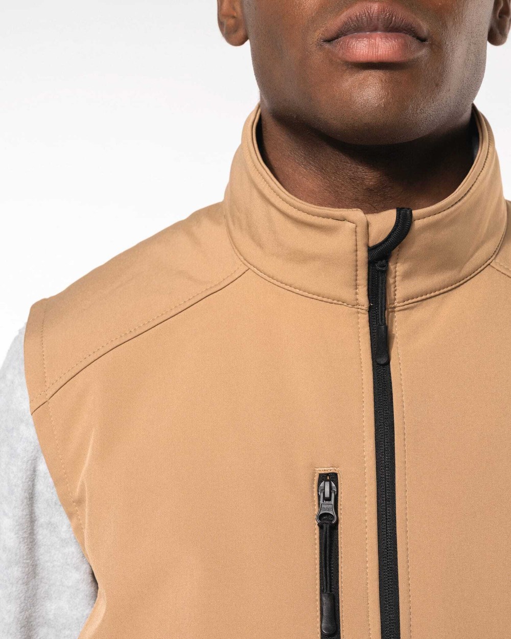 KARIBAN Herren Softshell Bodywärmer Softshells personalisierbar