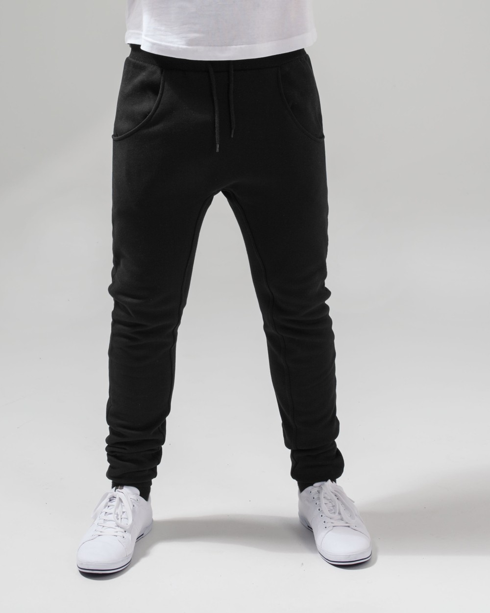 Pantalons personnalisable BUILD YOUR BRAND HEAVY DEEP CROTCH SWEATPANTS