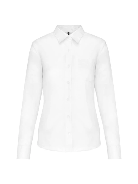 KARIBAN Chemise popeline polycoton entretien facile femme /api/colors/7a92cd2d-10d2-40b4-928b-296bb7487506 personnalisable