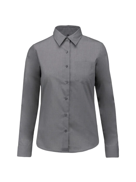 KARIBAN Chemise popeline polycoton entretien facile femme /api/colors/4aec04d1-687e-4c17-9275-2f36ebc782ac personnalisable