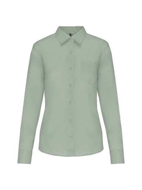 KARIBAN Chemise popeline polycoton entretien facile femme /api/colors/9461b1f5-f20c-4909-acf0-8bf53fdec48b personnalisable