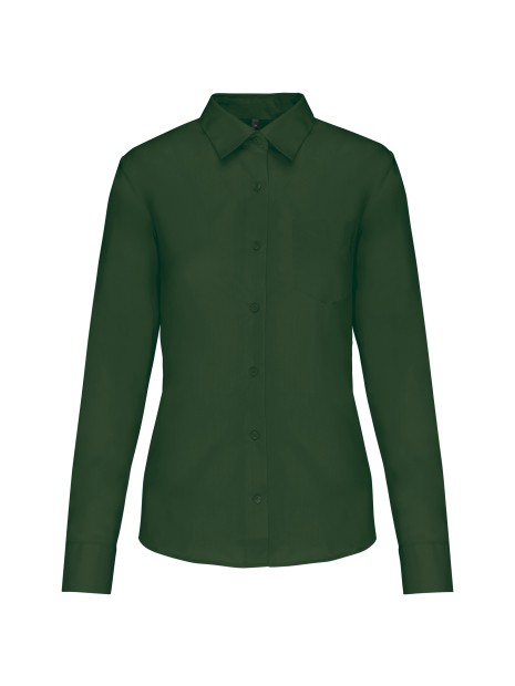 KARIBAN Chemise popeline polycoton entretien facile femme /api/colors/04ff5422-733a-4283-80b4-be8cd0eba314 personnalisable
