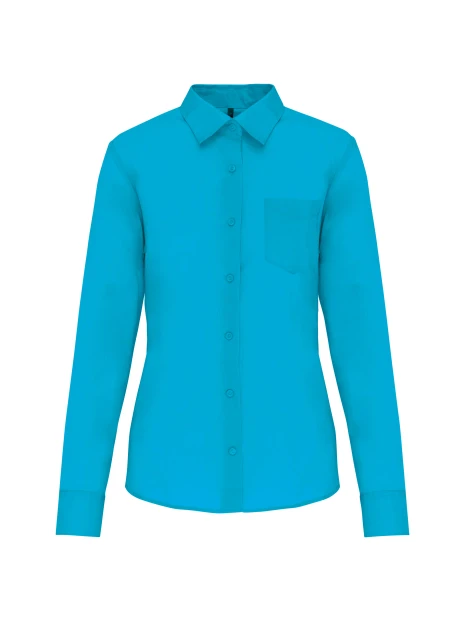 KARIBAN Chemise popeline polycoton entretien facile femme /api/colors/e40de318-302c-4c66-b949-5dcddefdc482 personnalisable