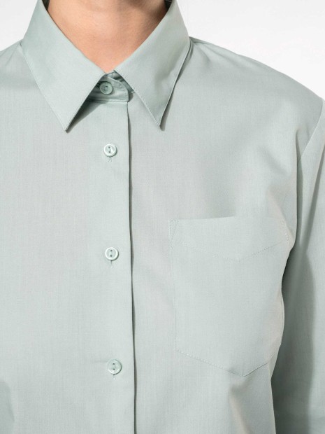 Chemises à personnaliser KARIBAN Chemise popeline polycoton entretien facile femme 