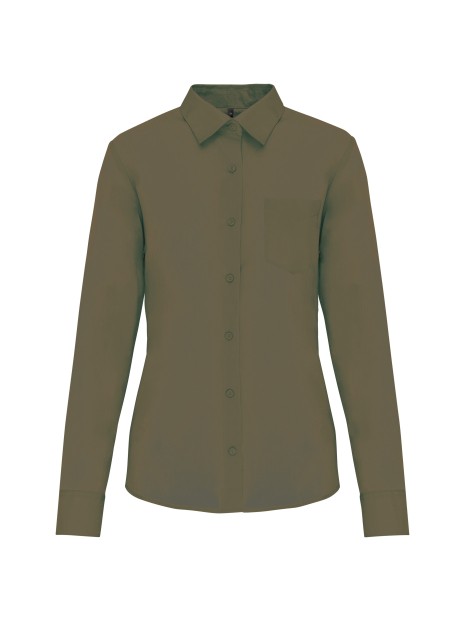 KARIBAN Chemise popeline polycoton entretien facile femme /api/colors/f670900e-42da-4667-ab56-d8f2804cba19 personnalisable