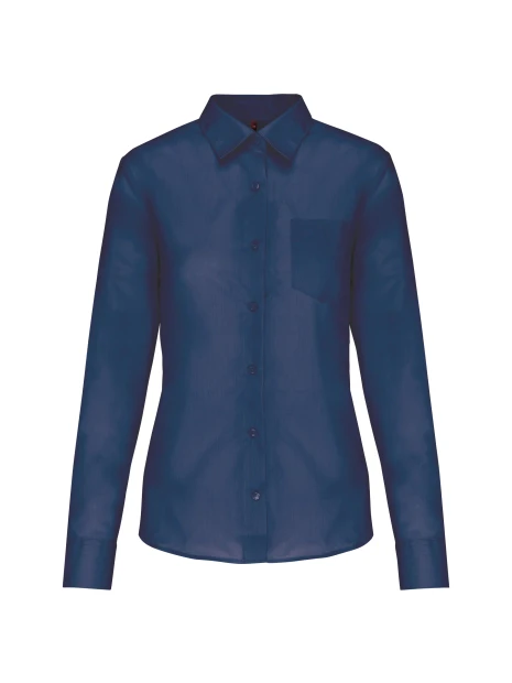 KARIBAN Chemise popeline polycoton entretien facile femme /api/colors/ad672b31-05a4-4a7a-979a-b5fc02595a56 personnalisable