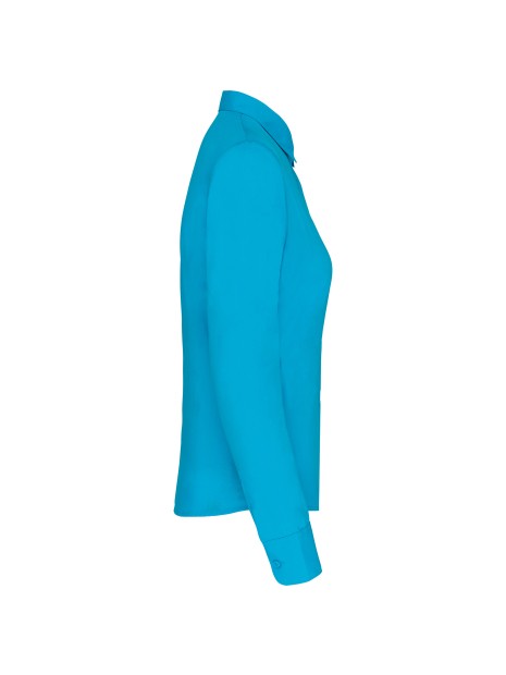 KARIBAN Chemise popeline polycoton entretien facile femme /api/colors/e40de318-302c-4c66-b949-5dcddefdc482 personnalisable