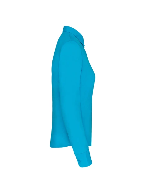 KARIBAN Chemise popeline polycoton entretien facile femme /api/colors/e40de318-302c-4c66-b949-5dcddefdc482 personnalisable