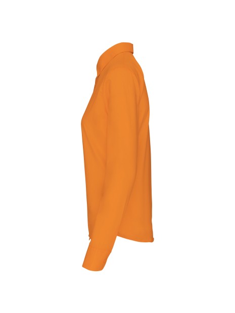 KARIBAN Chemise popeline polycoton entretien facile femme /api/colors/d51260d5-b263-4200-988d-ee19f414959e personnalisable