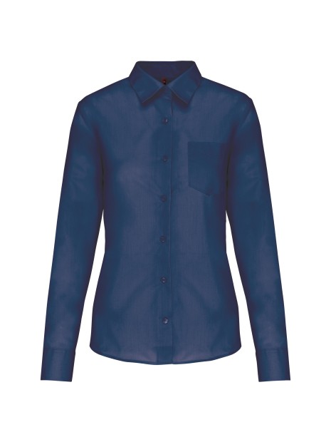 KARIBAN Chemise popeline polycoton entretien facile femme /api/colors/ad672b31-05a4-4a7a-979a-b5fc02595a56 personnalisable