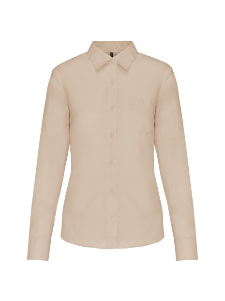 KARIBAN Chemise popeline polycoton entretien facile femme /api/colors/a97c0345-672e-42f2-9afe-b1145dea3541 personnalisable