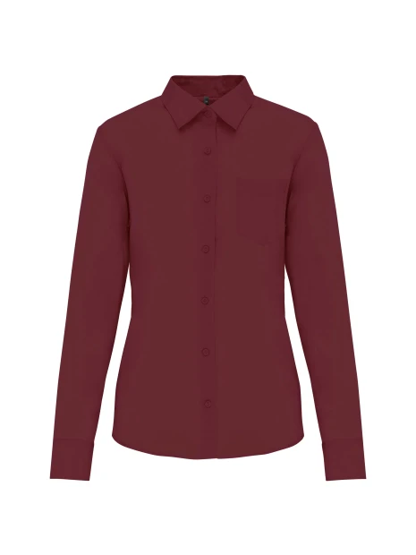 KARIBAN Chemise popeline polycoton entretien facile femme /api/colors/3f4410b9-f80f-412a-9aa8-9260cc84003d personnalisable