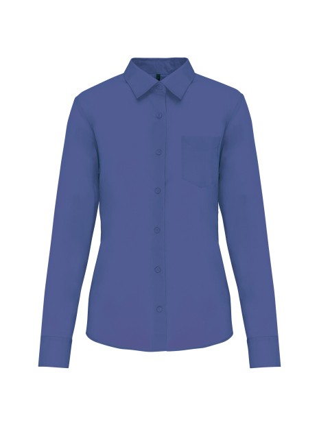 KARIBAN Chemise popeline polycoton entretien facile femme /api/colors/f3249b12-7706-4750-a566-5c92fd89a6dc personnalisable