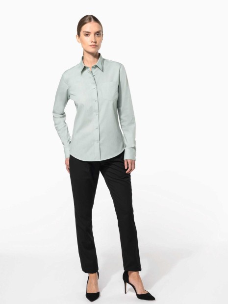 Chemises à personnaliser KARIBAN Chemise popeline polycoton entretien facile femme 