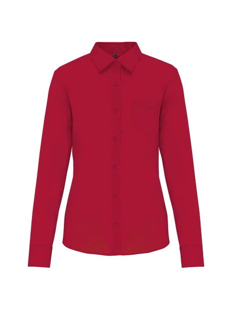KARIBAN Chemise popeline polycoton entretien facile femme /api/colors/f7def30f-cf00-4a4e-8048-9f030f6d3017 personnalisable