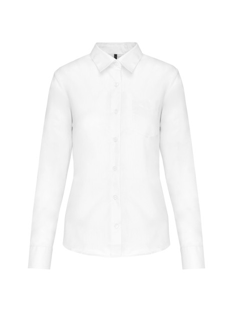 KARIBAN Chemise popeline polycoton entretien facile femme /api/colors/7a92cd2d-10d2-40b4-928b-296bb7487506 personnalisable