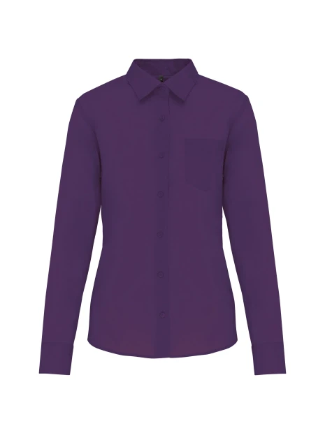 KARIBAN Chemise popeline polycoton entretien facile femme /api/colors/f28ecd26-255e-4b18-a29c-08c2af1111d3 personnalisable