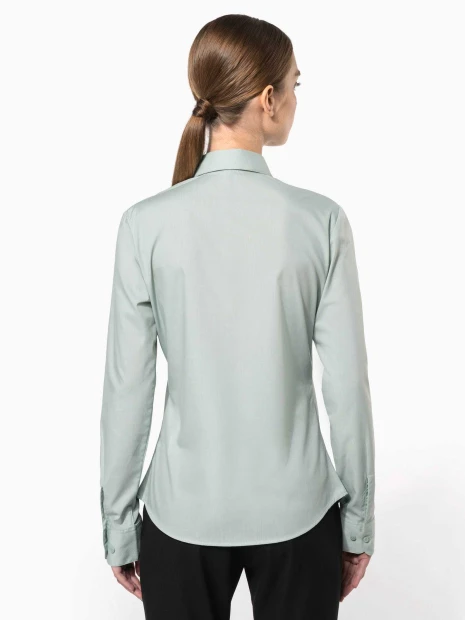 Chemises à personnaliser KARIBAN Chemise popeline polycoton entretien facile femme 