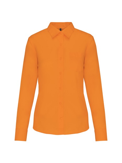 KARIBAN Chemise popeline polycoton entretien facile femme /api/colors/d51260d5-b263-4200-988d-ee19f414959e personnalisable