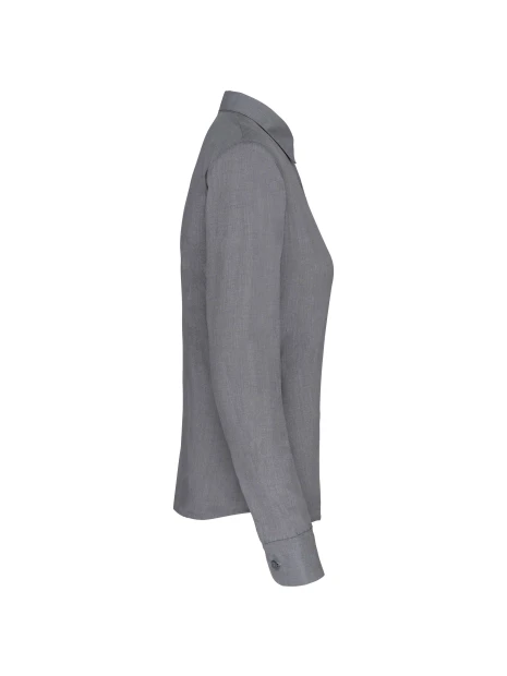 KARIBAN Chemise popeline polycoton entretien facile femme /api/colors/4aec04d1-687e-4c17-9275-2f36ebc782ac personnalisable