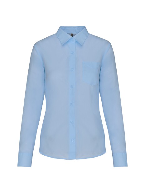 KARIBAN Chemise popeline polycoton entretien facile femme /api/colors/7cd11260-06e9-4679-96ce-f0c0cca5092d personnalisable