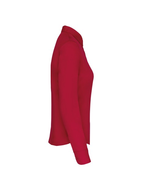 KARIBAN Chemise popeline polycoton entretien facile femme /api/colors/f7def30f-cf00-4a4e-8048-9f030f6d3017 personnalisable