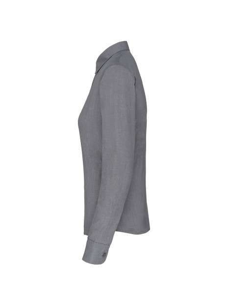 KARIBAN Chemise popeline polycoton entretien facile femme /api/colors/4aec04d1-687e-4c17-9275-2f36ebc782ac personnalisable