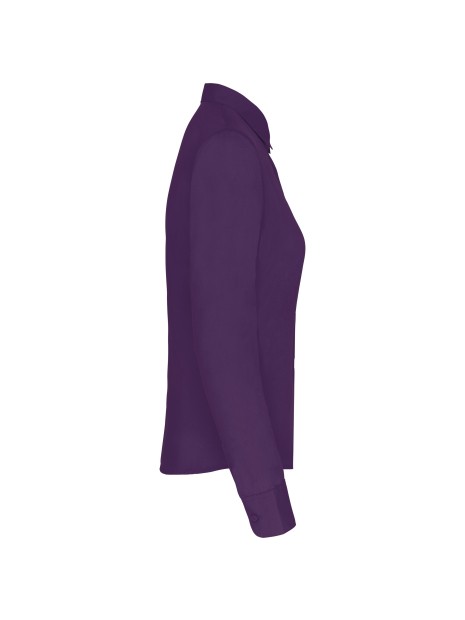 KARIBAN Chemise popeline polycoton entretien facile femme /api/colors/f28ecd26-255e-4b18-a29c-08c2af1111d3 personnalisable