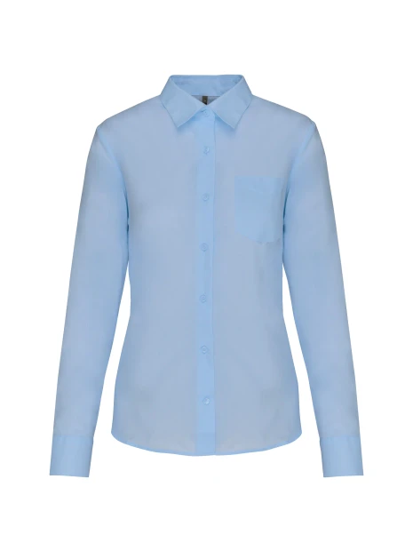 KARIBAN Chemise popeline polycoton entretien facile femme /api/colors/7cd11260-06e9-4679-96ce-f0c0cca5092d personnalisable