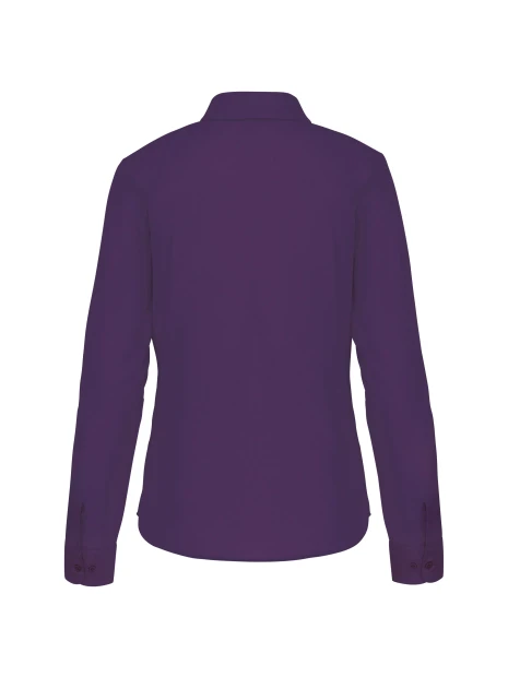 KARIBAN Chemise popeline polycoton entretien facile femme /api/colors/f28ecd26-255e-4b18-a29c-08c2af1111d3 personnalisable