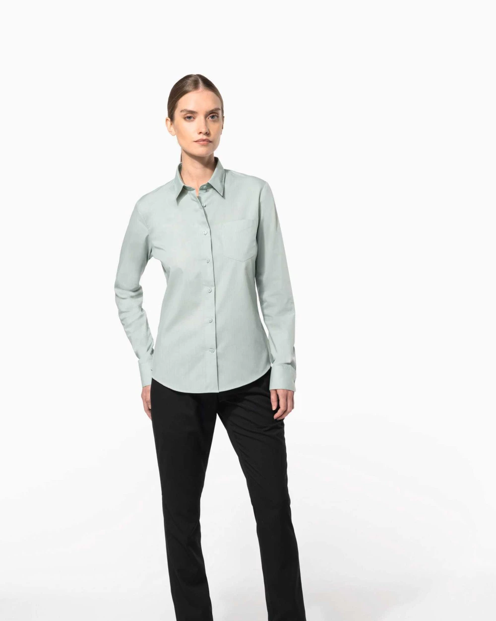 Chemises personnalisable KARIBAN Chemise popeline polycoton entretien facile femme