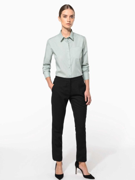 Chemises à personnaliser KARIBAN Chemise popeline polycoton entretien facile femme 