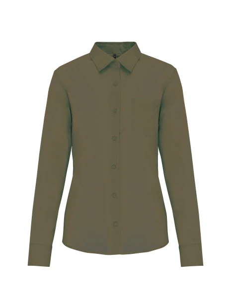 KARIBAN Chemise popeline polycoton entretien facile femme /api/colors/f670900e-42da-4667-ab56-d8f2804cba19 personnalisable