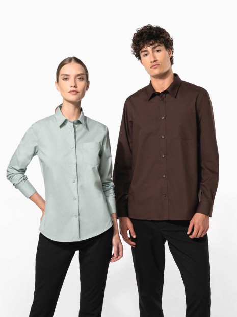 Chemises à personnaliser KARIBAN Chemise popeline polycoton entretien facile femme 