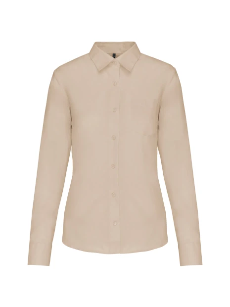 KARIBAN Chemise popeline polycoton entretien facile femme /api/colors/a97c0345-672e-42f2-9afe-b1145dea3541 personnalisable