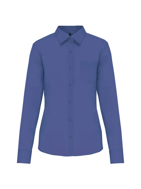 KARIBAN Chemise popeline polycoton entretien facile femme /api/colors/f3249b12-7706-4750-a566-5c92fd89a6dc personnalisable